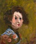 Emilie Charmy Autoportrait 1928 Huile sur carton toilé 41 x 33 cm