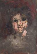 Emile Charmy Autoportrait circa 1969-1970. Huile sur toile 35 x 24 cm